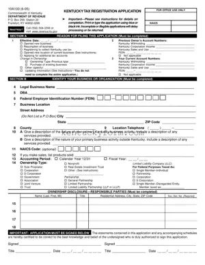 10A100 Kentucky PDF Template