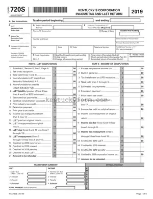 Kentucky 720S PDF Template